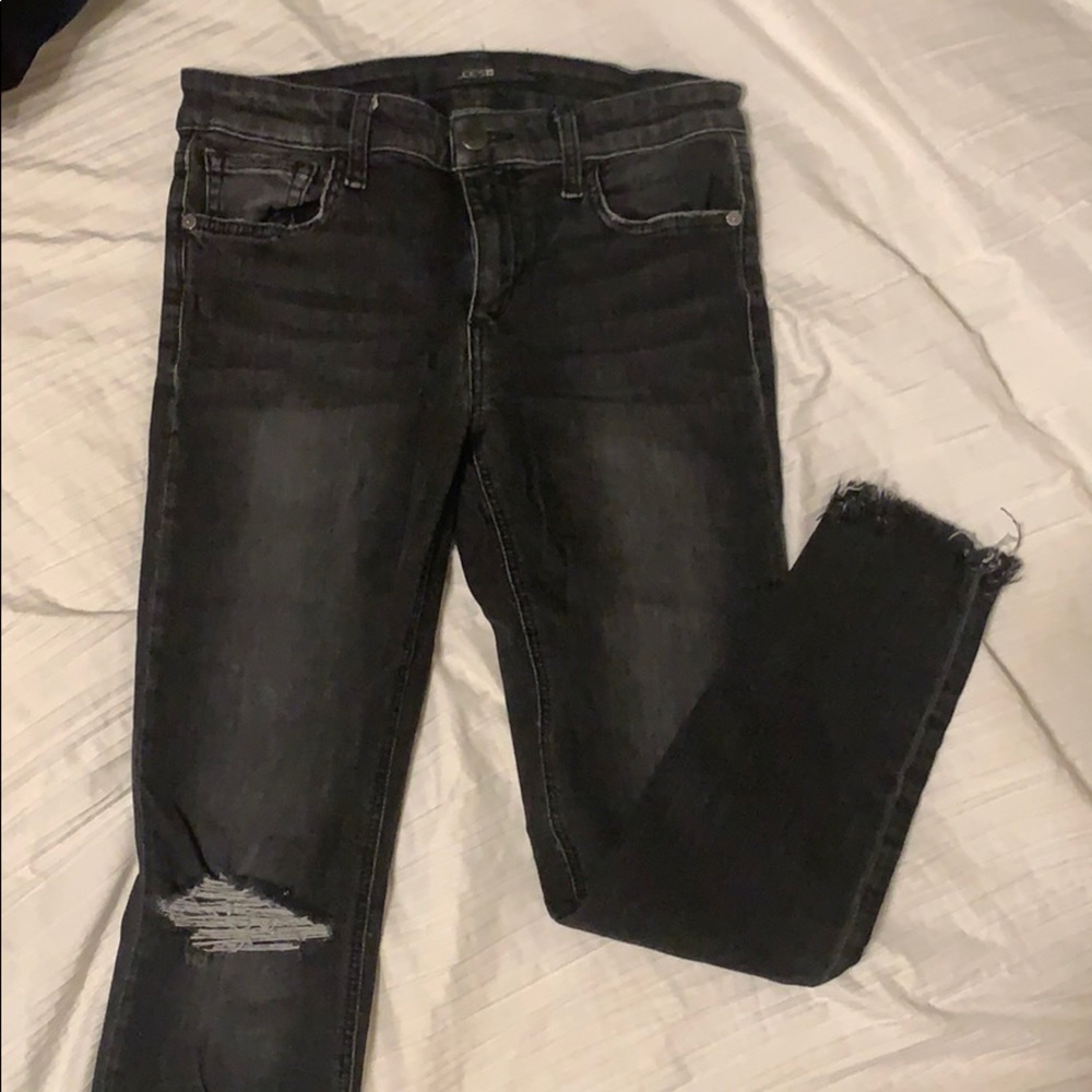 Black distressed Joe’s Jeans